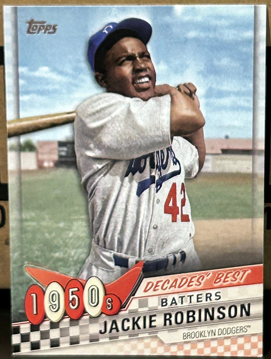 + Jackie Robinson 2020 Topps “Decades Best” Insert Card BROOKLYN DODGERS