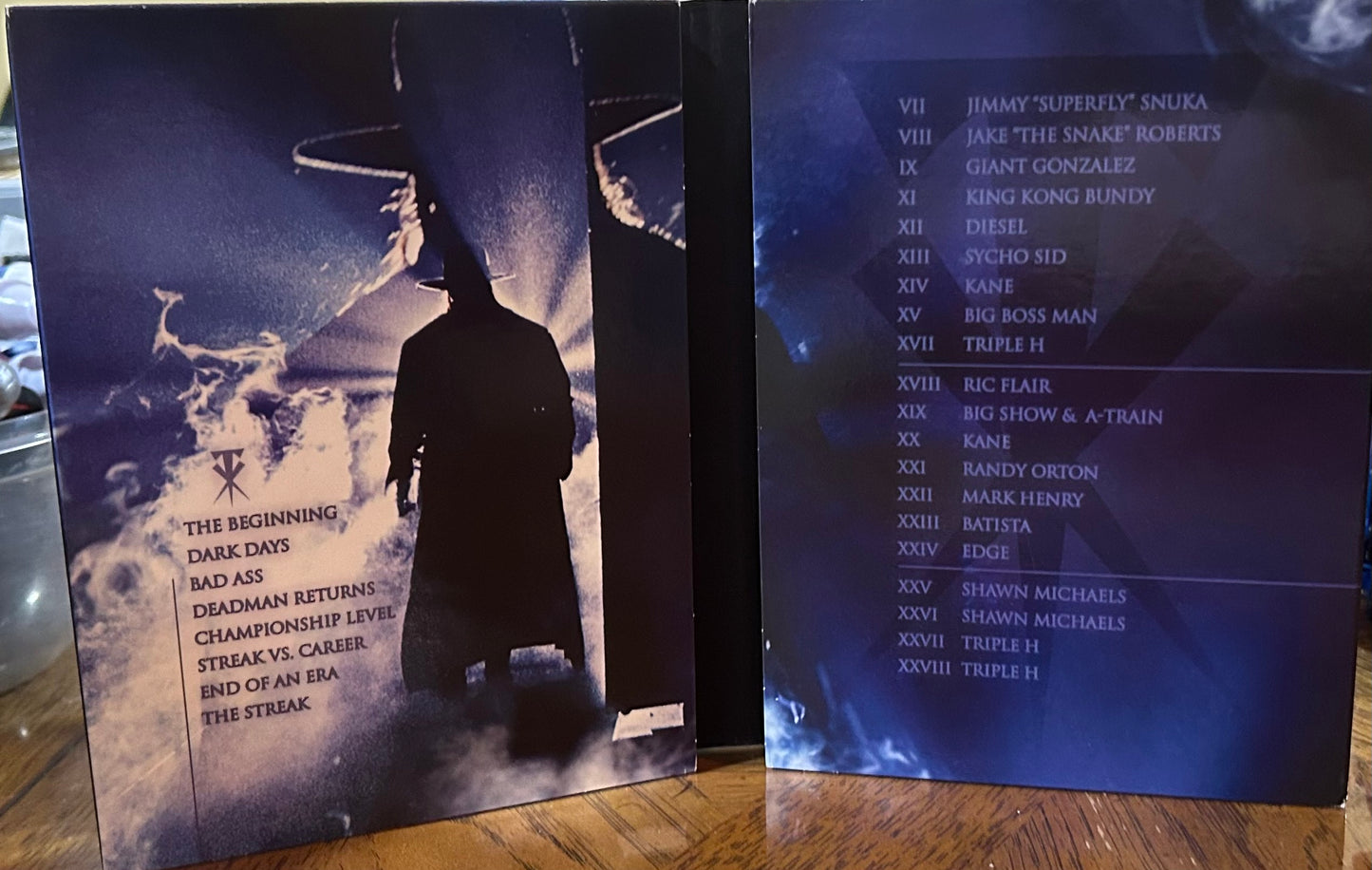 * WWE “The Undertaker 20-0, The Streak” DVD (4-Disc set)