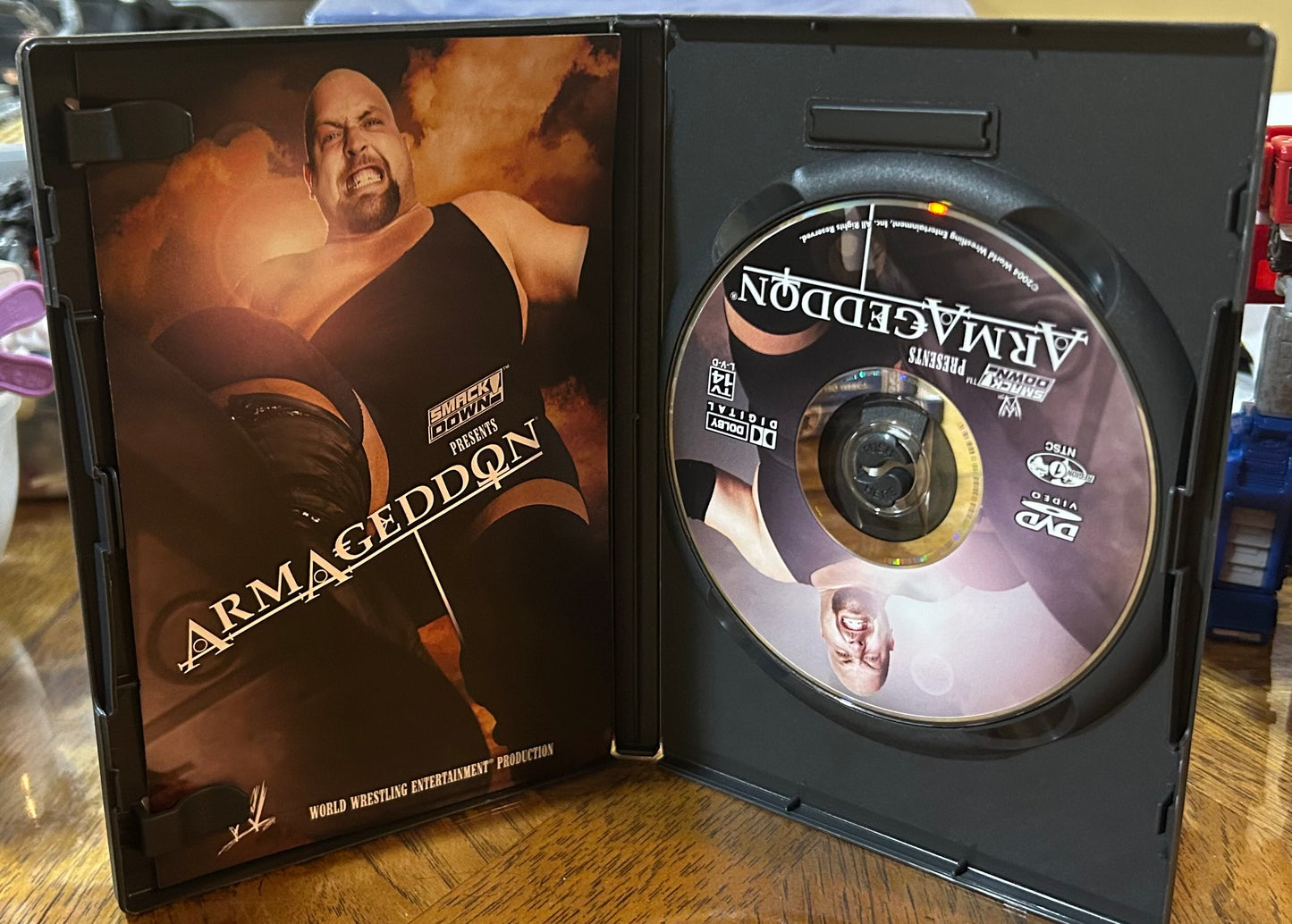 * WWE “Armageddon 2004” DVD (Undertaker, Eddie Guerrero, Cena & so much more)