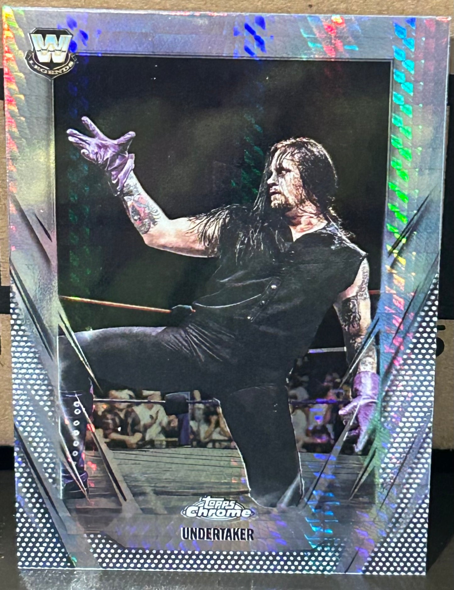 + The Undertaker 2026 WWE Topps Chrome X-Fractor Refractor Card