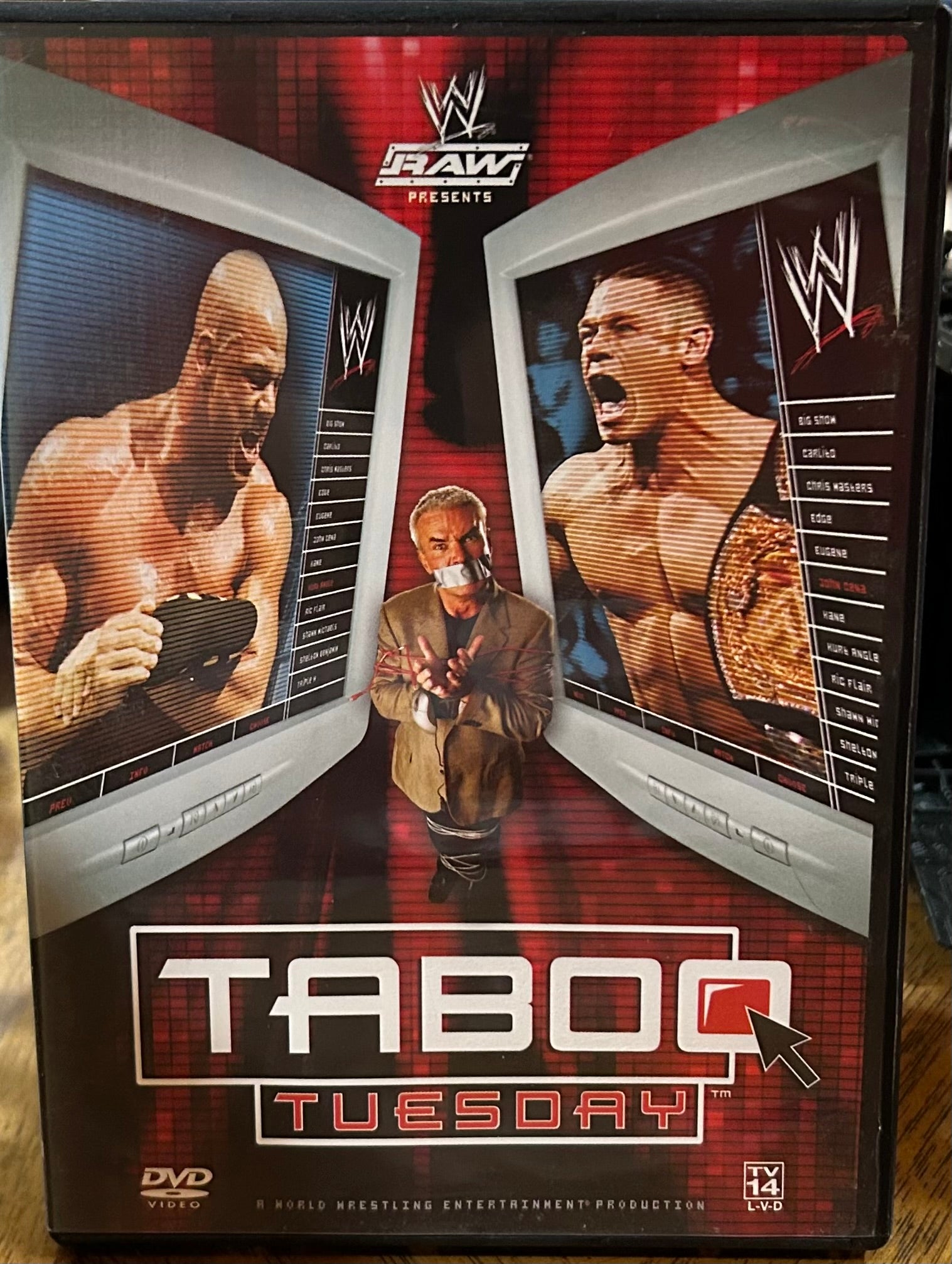 WWE “Taboo Tuesday 2005” DVD (John Cena, HBK, Kurt Angle & so much