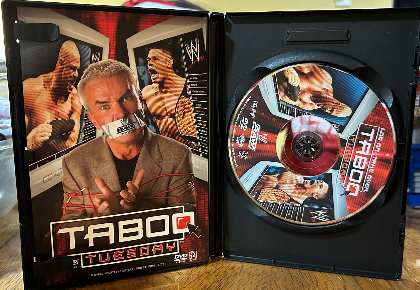 * WWE “Taboo Tuesday 2005” DVD (John Cena, HBK, Kurt Angle & so much more)