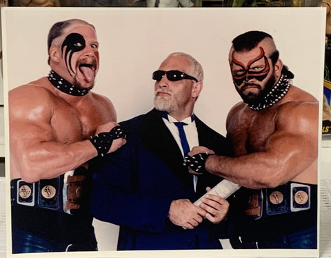 The Road Warriors (Hawk & Animal) WWE NWA 8x10 Color Photo