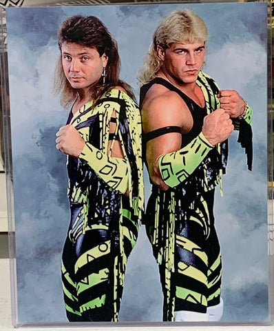 The Rockers (Shawn Michaels & Marty Jannetty) WWE 8x10 Color Photo