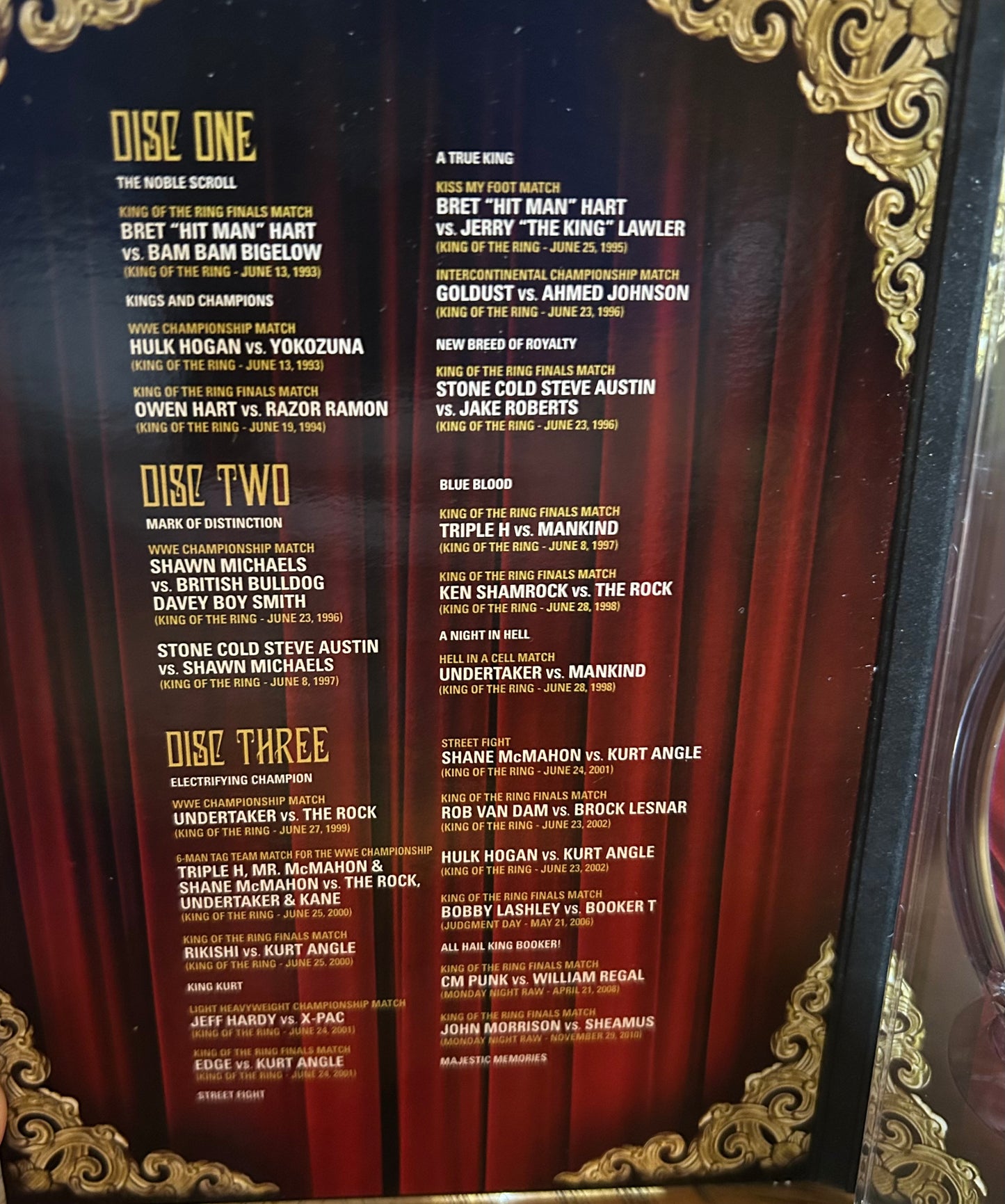 * WWE “The Best of King of the Ring” DVD (3-Disc set)