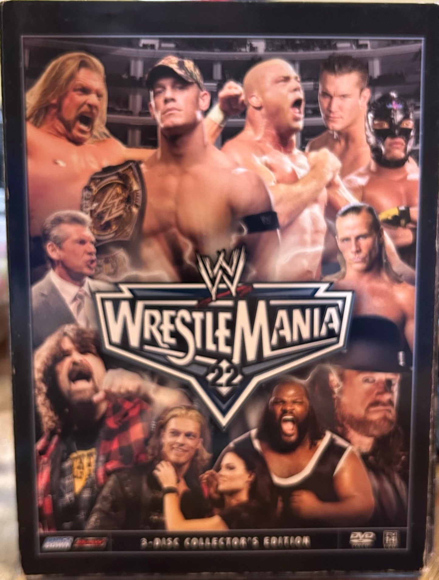* WWE “Wrestlemania 22” DVD (3-Disc set) Comes with Hall of Fame Ceremony