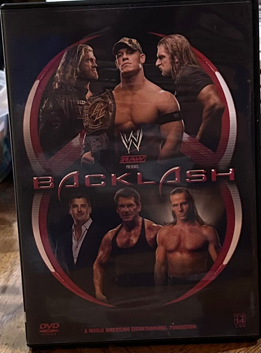 * WWE “Backlash 2006” DVD (John Cena, RVD, Edge & so much more)
