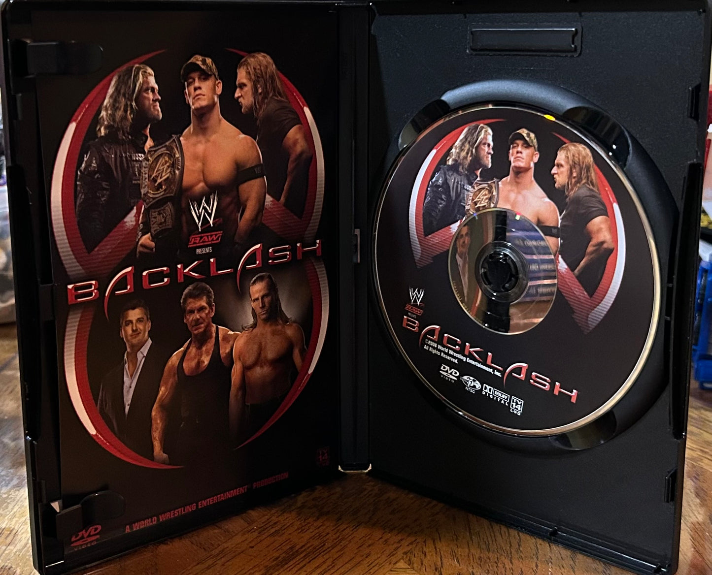 * WWE “Backlash 2006” DVD (John Cena, RVD, Edge & so much more)