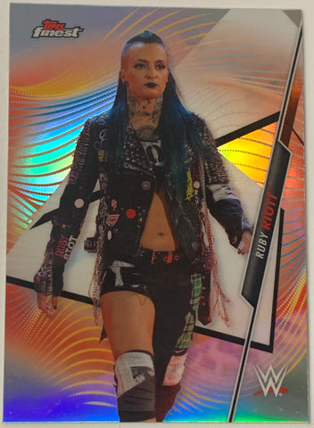 Ruby Riott 2020 WWE Topps Finest REFRACTOR Card