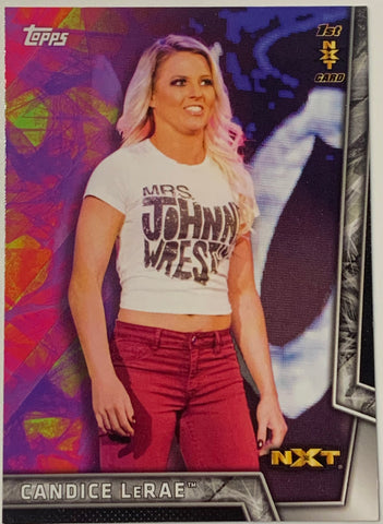 Candice LeRae 2018 WWE NXT Topps Rookie Card