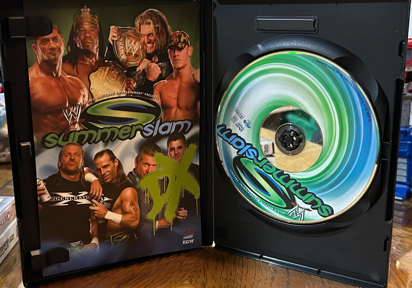 * WWE “Summer Slam 2006” DVD (DX, John Cena, Edge & so much more)