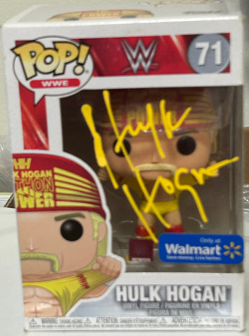 Hulk Hogan SIGNED WWE Exclusive Funko Pop (Beckett Authentication)