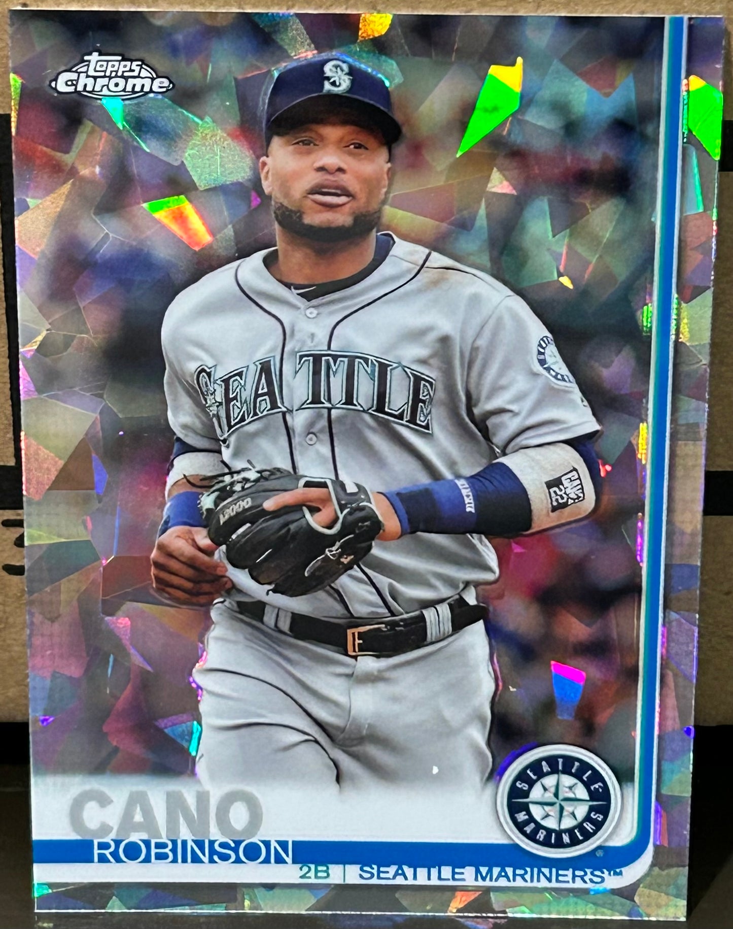 + Robinson Cano 2019 Topps Chrome Sapphire Card MARINERS