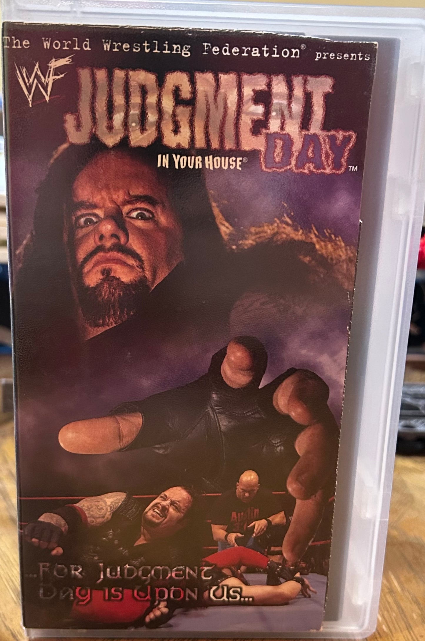 WWF WWE “In Your House, Judgement Day” Official VHS (WWE Home Video)