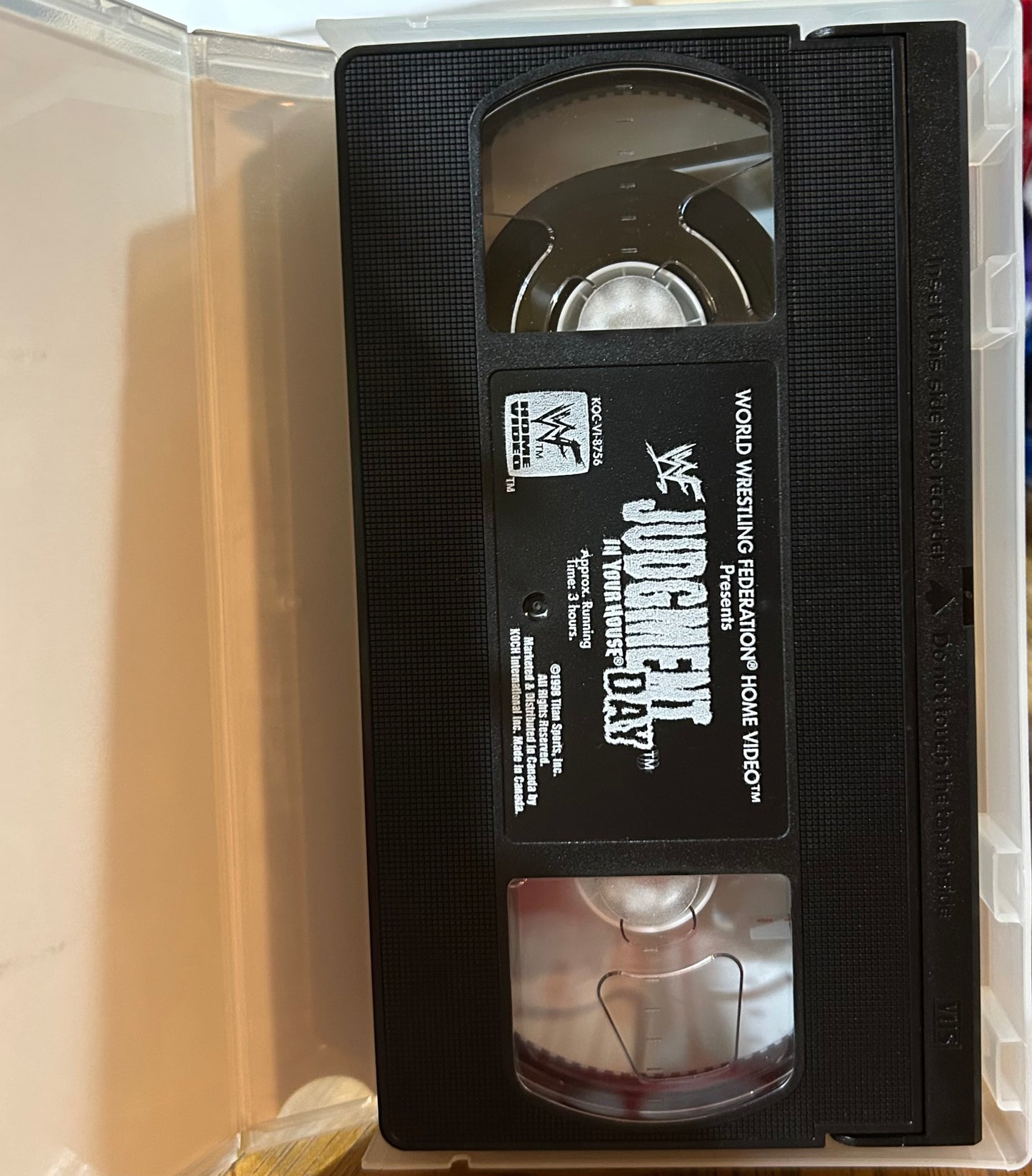 WWF WWE “In Your House, Judgement Day” Official VHS (WWE Home Video)