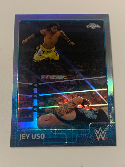 Jey Uso 2015 WWE Topps Chrome Refractor #36
