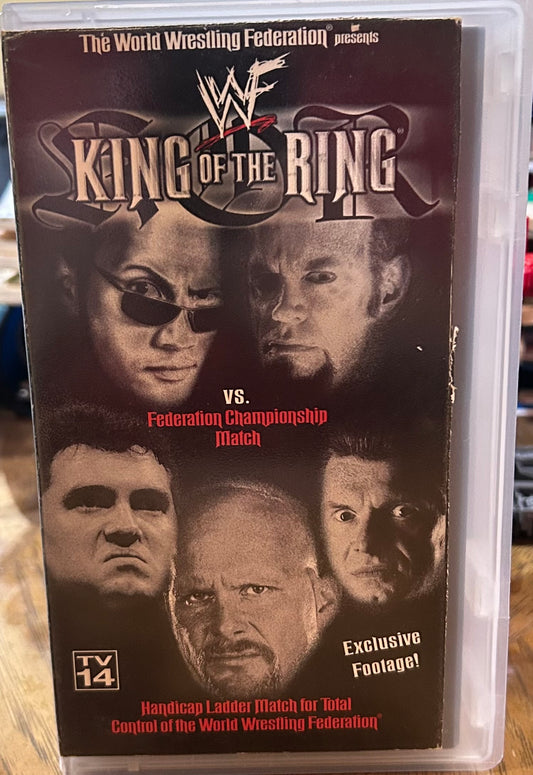 WWF WWE “King of the Ring 1999” Official VHS (WWE Home Video)