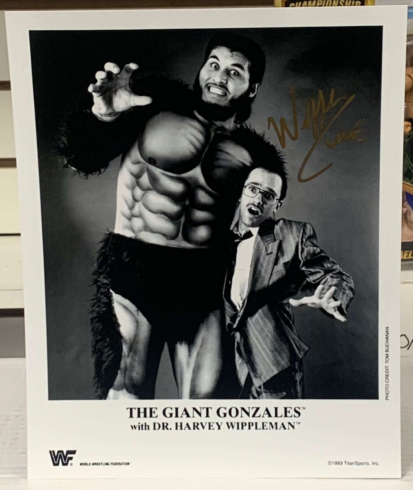 Harvey Wippleman Signed WWE 8x10 Classic Photo (Comes w/COA)