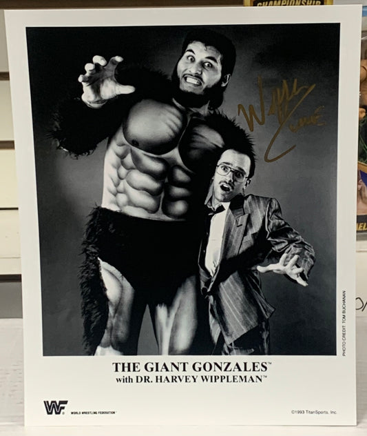 Harvey Wippleman Signed WWE 8x10 Classic Photo (Comes w/COA)