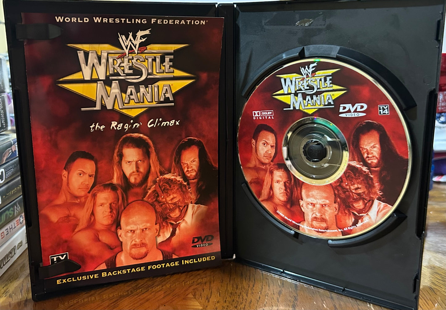 * WWE “Wrestlemania 15” DVD (Very Hard To Find)