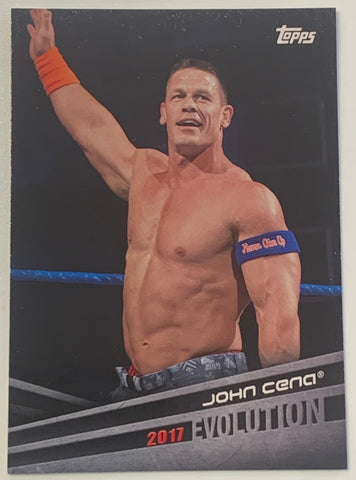 John Cena 2018 WWE Topps “Evolution” Insert Card