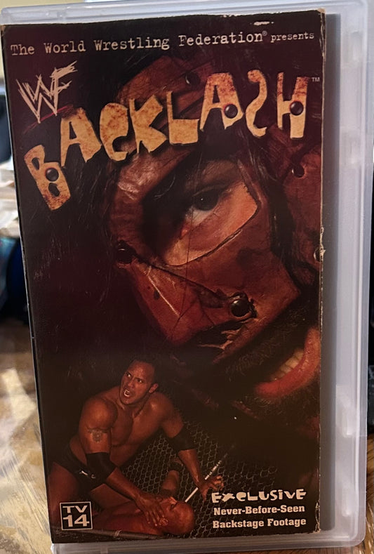 WWF WWE “Backlash 1999” Official VHS (WWE Home Video)