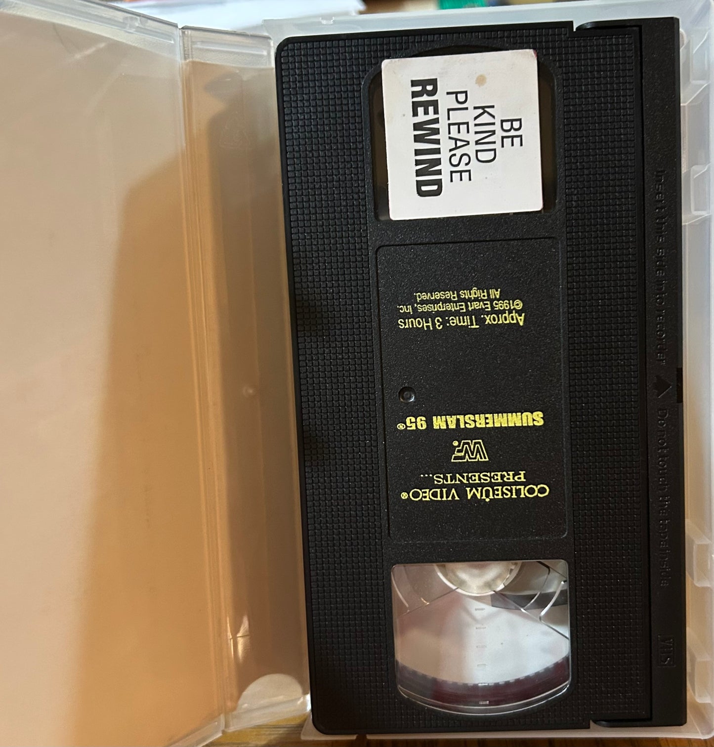 WWF WWE “Summer Slam 1995” Official VHS (Coliseum Home Video)