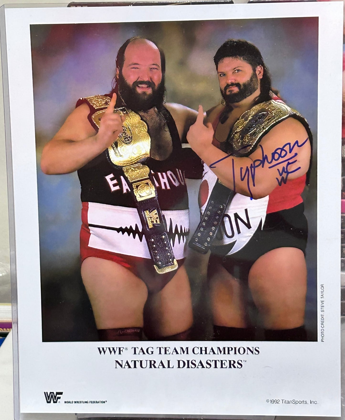Typhoon Signed 8x10 Color Photo (Comes w/COA)