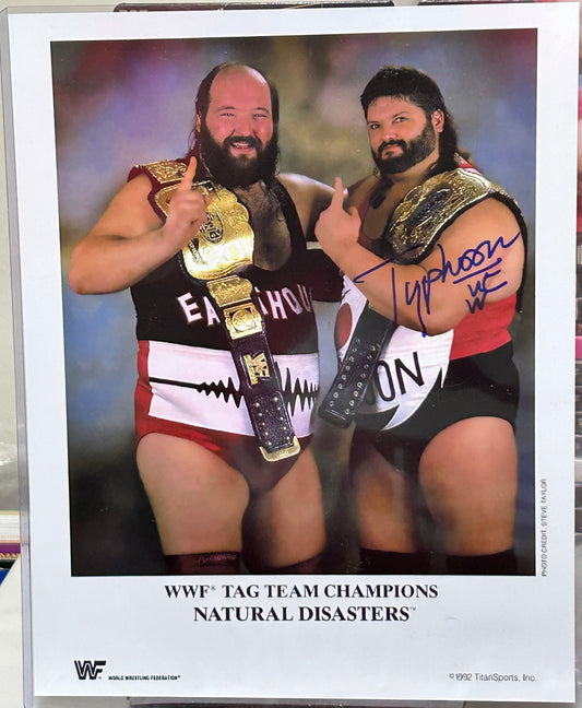 Typhoon Signed 8x10 Color Photo (Comes w/COA)