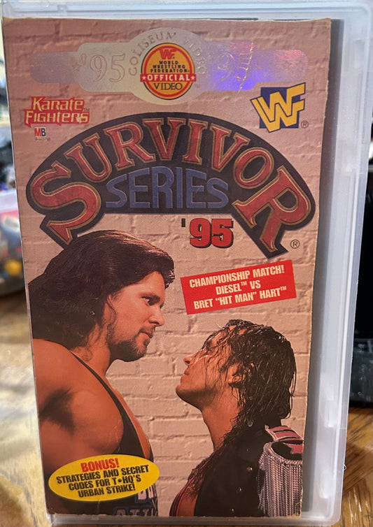 WWF WWE “Survivor Series 1995” Official VHS (Coliseum Home Video)