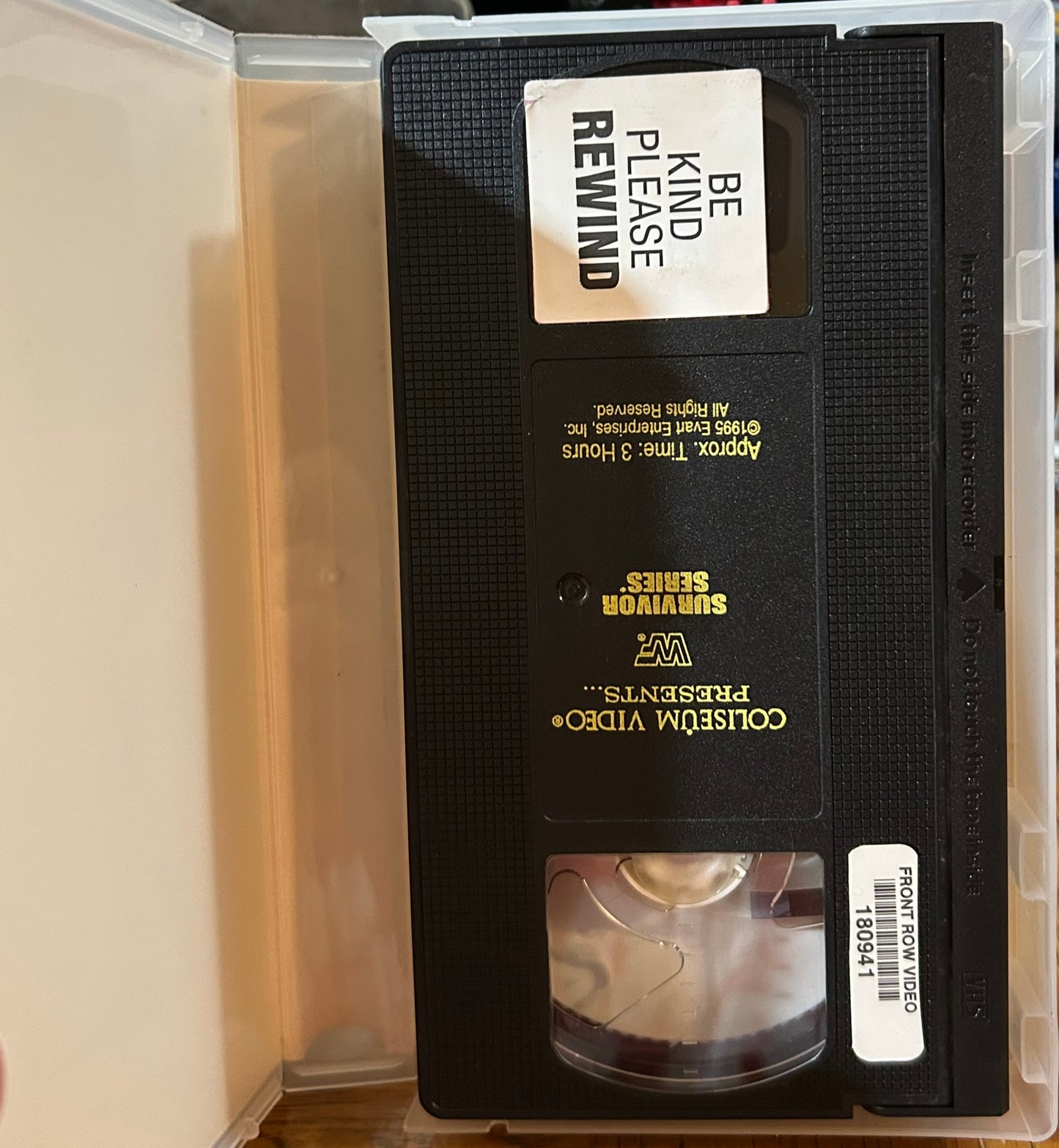 WWF WWE “Survivor Series 1995” Official VHS (Coliseum Home Video)