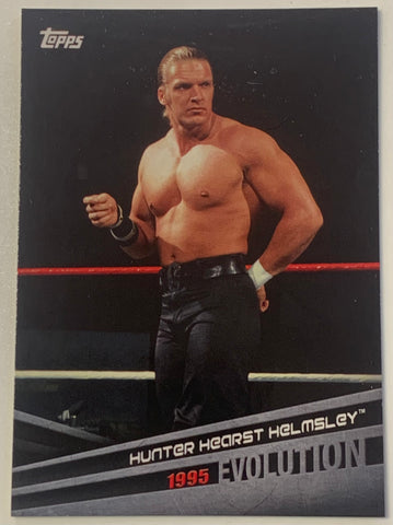 Triple H 2018 WWE Topps “Evolution” Insert Card