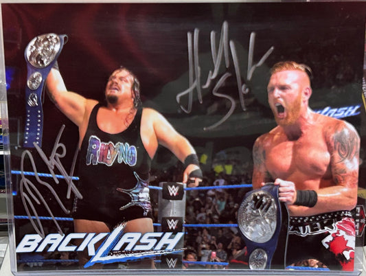 Rhyno & Heath Slater Dual Signed 8x10 Color Photo (Comes w/COA)