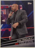 Triple H 2018 WWE Topps “Evolution” Insert Card