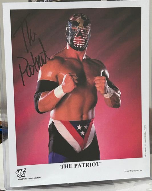 The Patriot (Del Wilkes) Signed 8x10 Color Photo COA
