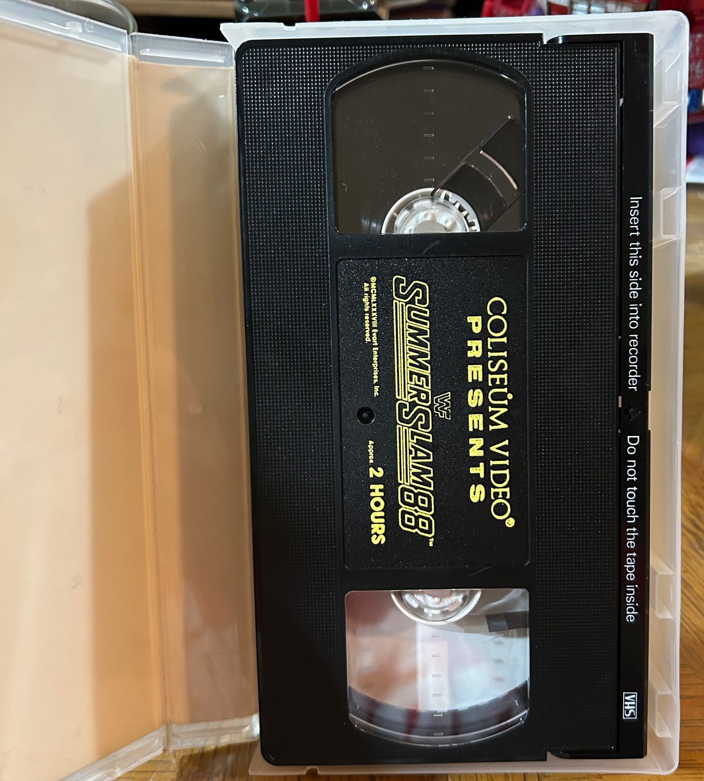 * WWF WWE “Summer Slam 1988” VHS (Coliseum Home Video) Hulk Hogan, Andre The Giant plus so much more