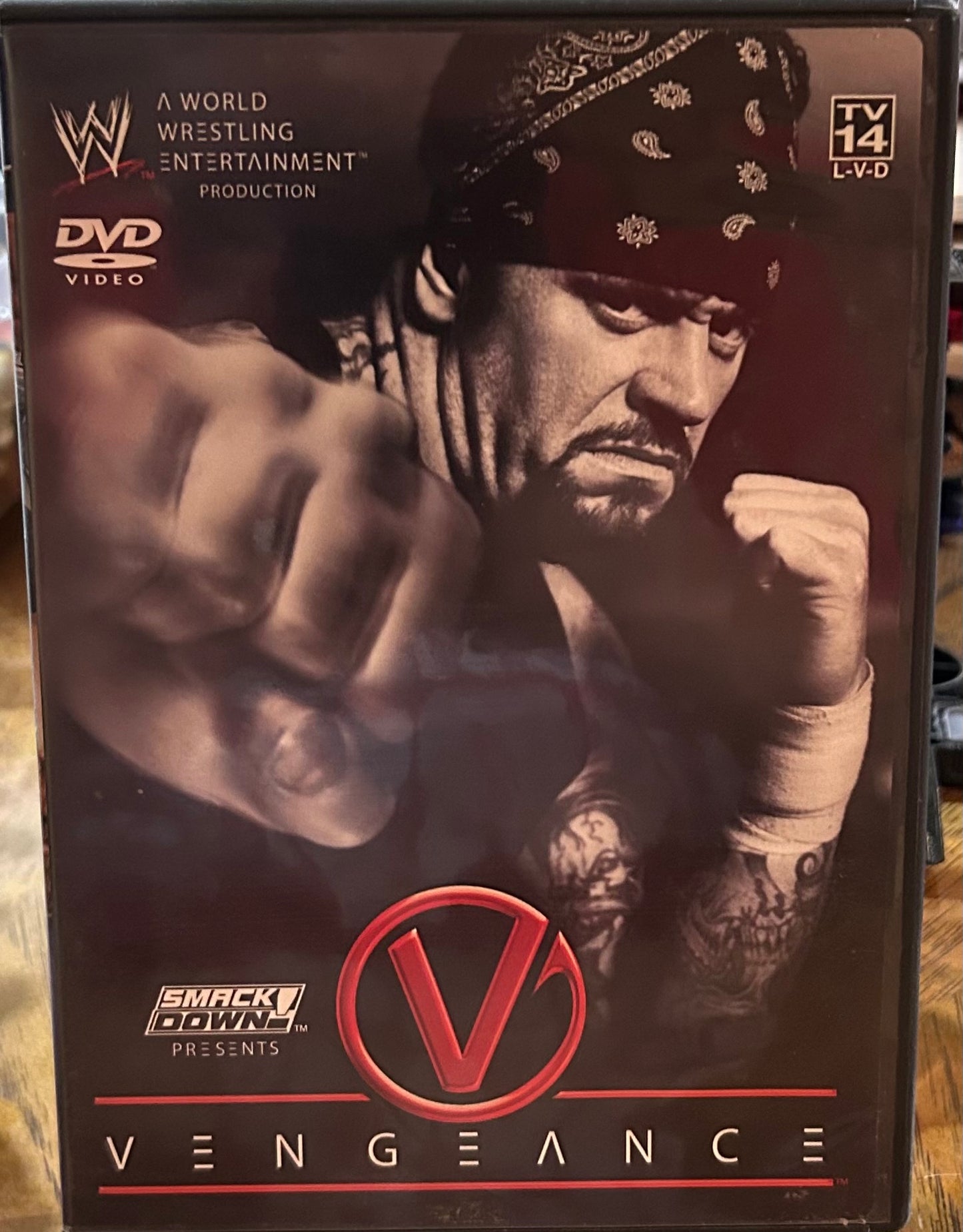 * WWE”Vengeance 2003” DVD (Brock Lesnar, John Cena, Kurt Angle & so much more))