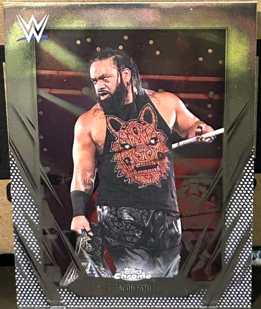 + Jacob Fatu 2026 WWE Topps Chrome Card