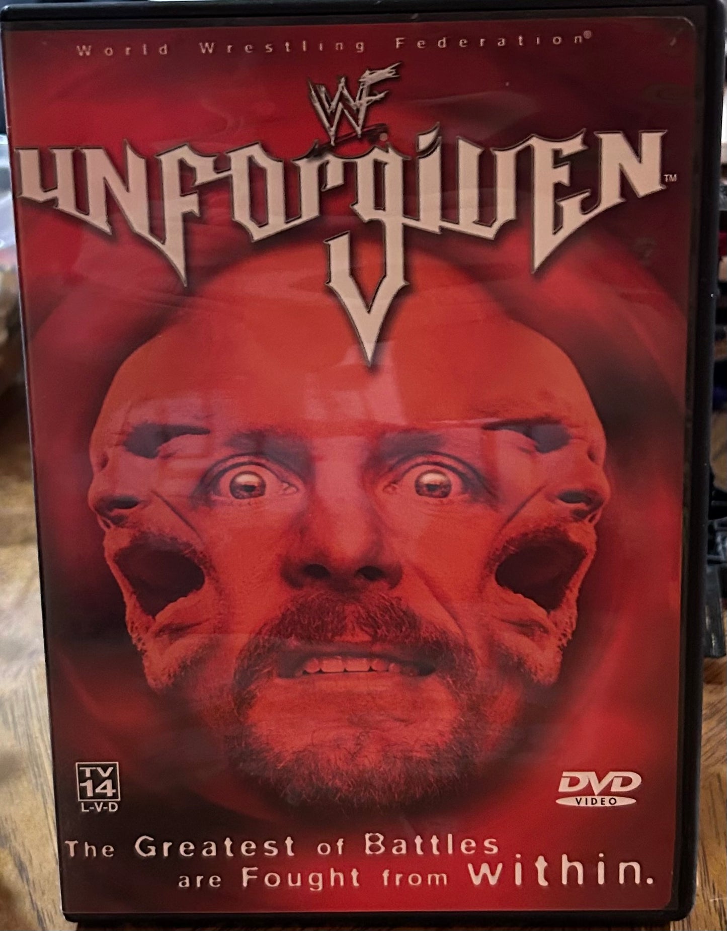* WWE”Unforgiven 2001” DVD (Stone Cold, Angle, The Rock & so much more)