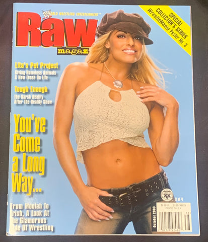 WWE RAW Magazine Oct 2003 Trish Stratus (Special Collectors Series #3 of 4)!!!