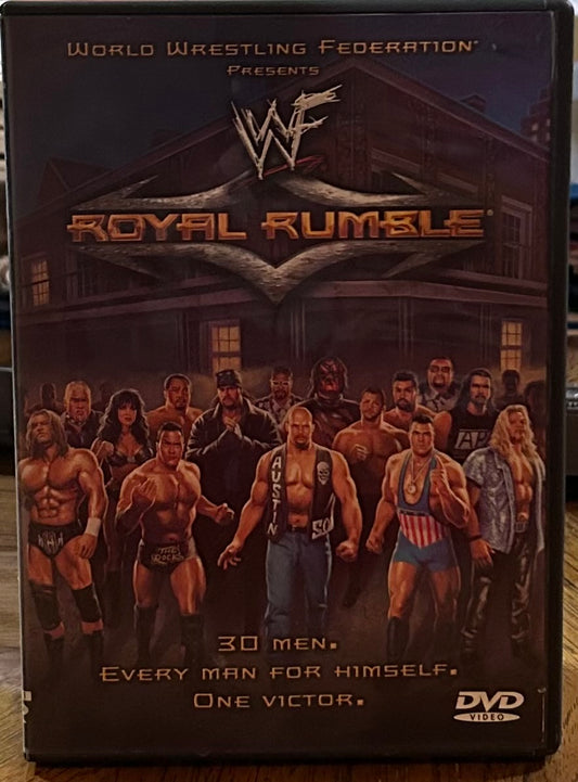 * WWE “Royal Rumble 2001” DVD (Benoit, Dudley Boyz, Kurt Angle & so much more)