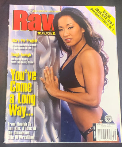 WWE RAW Magazine Oct 2003 Gail Kim (Special Collectors Series #2 of 4)!!!