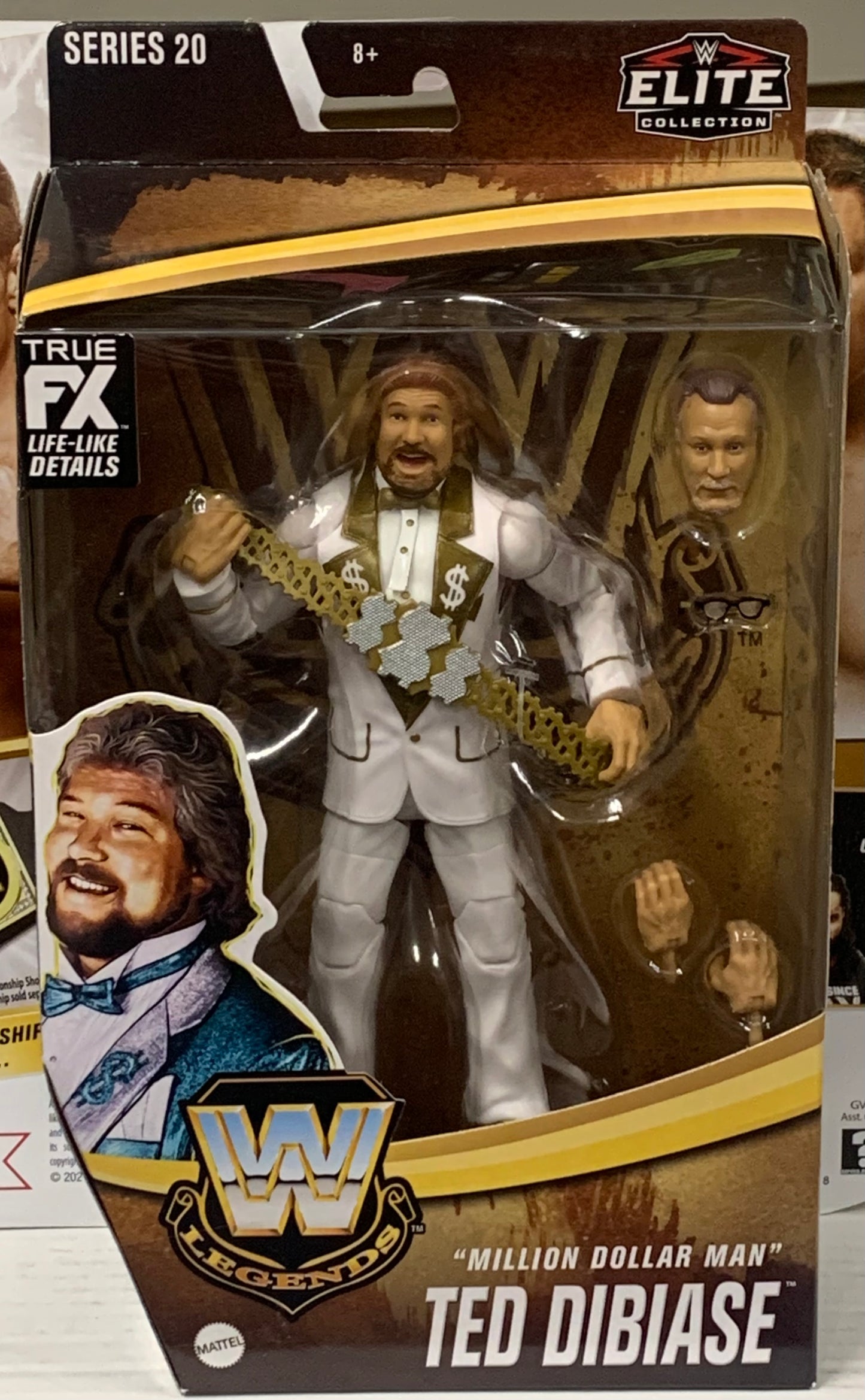 “Million Dollar Man” Ted DiBiase WWE Elite Legends Series 20 CHASE Figure
