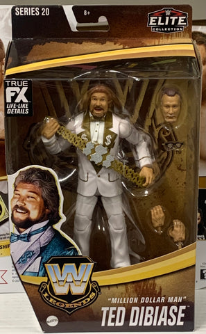 “Million Dollar Man” Ted DiBiase WWE Mattel Elite Legends Series 20 CHASE Action Figure