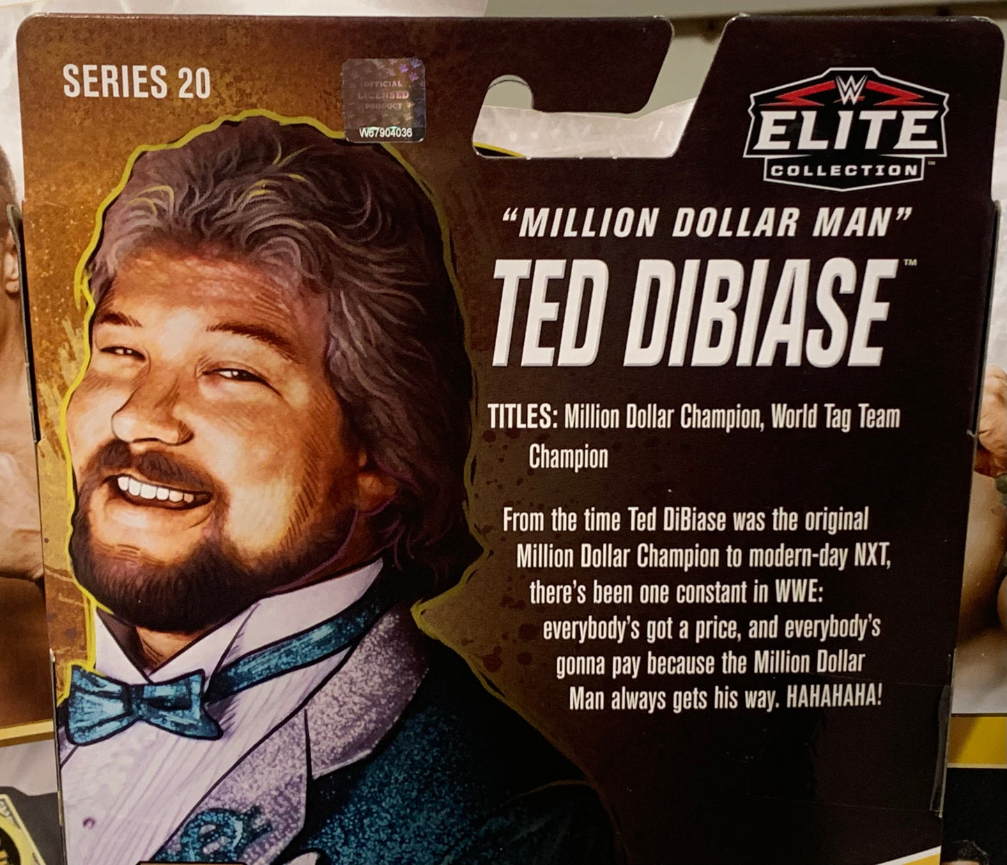 “Million Dollar Man” Ted DiBiase WWE Elite Legends Series 20 CHASE Figure