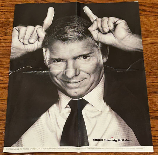 * Vince McMahon WWE Poster
