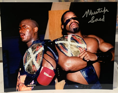 Mustafa Saed ECW’s The Gangsta’s Signed 8x10 Color Photo (Comes w/COA)