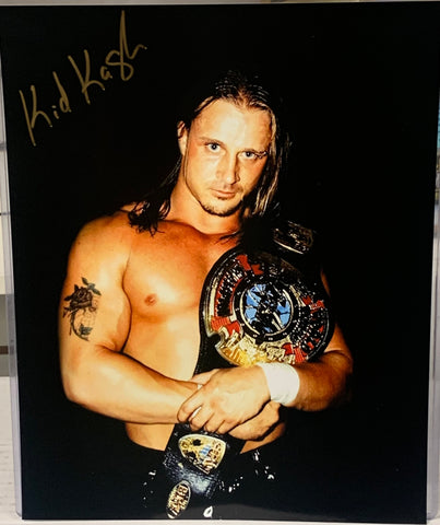 Kid Kash ECW Signed 8x10 Color Photo (Comes w/COA)