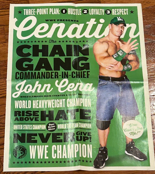 * John Cena WWE Poster