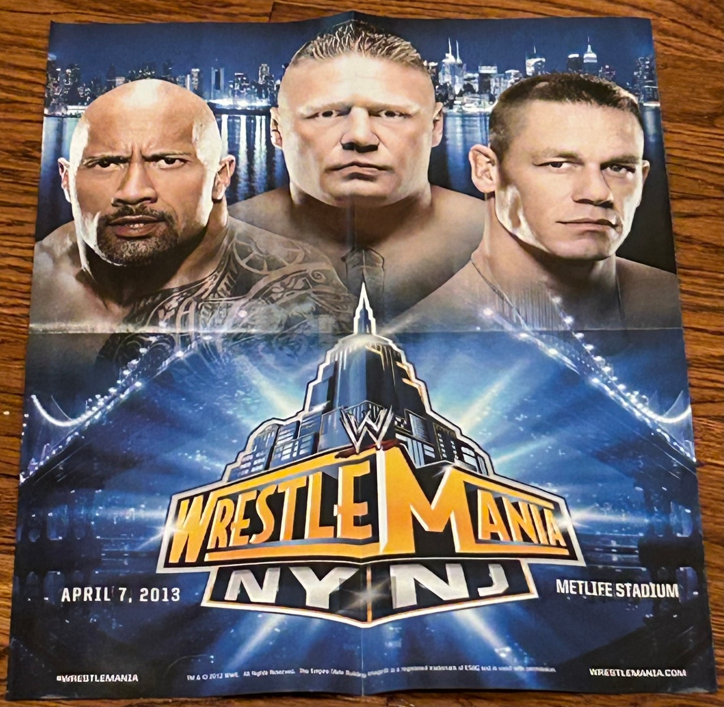 * John Cena/Wrestlemania Double Sided Color Poster